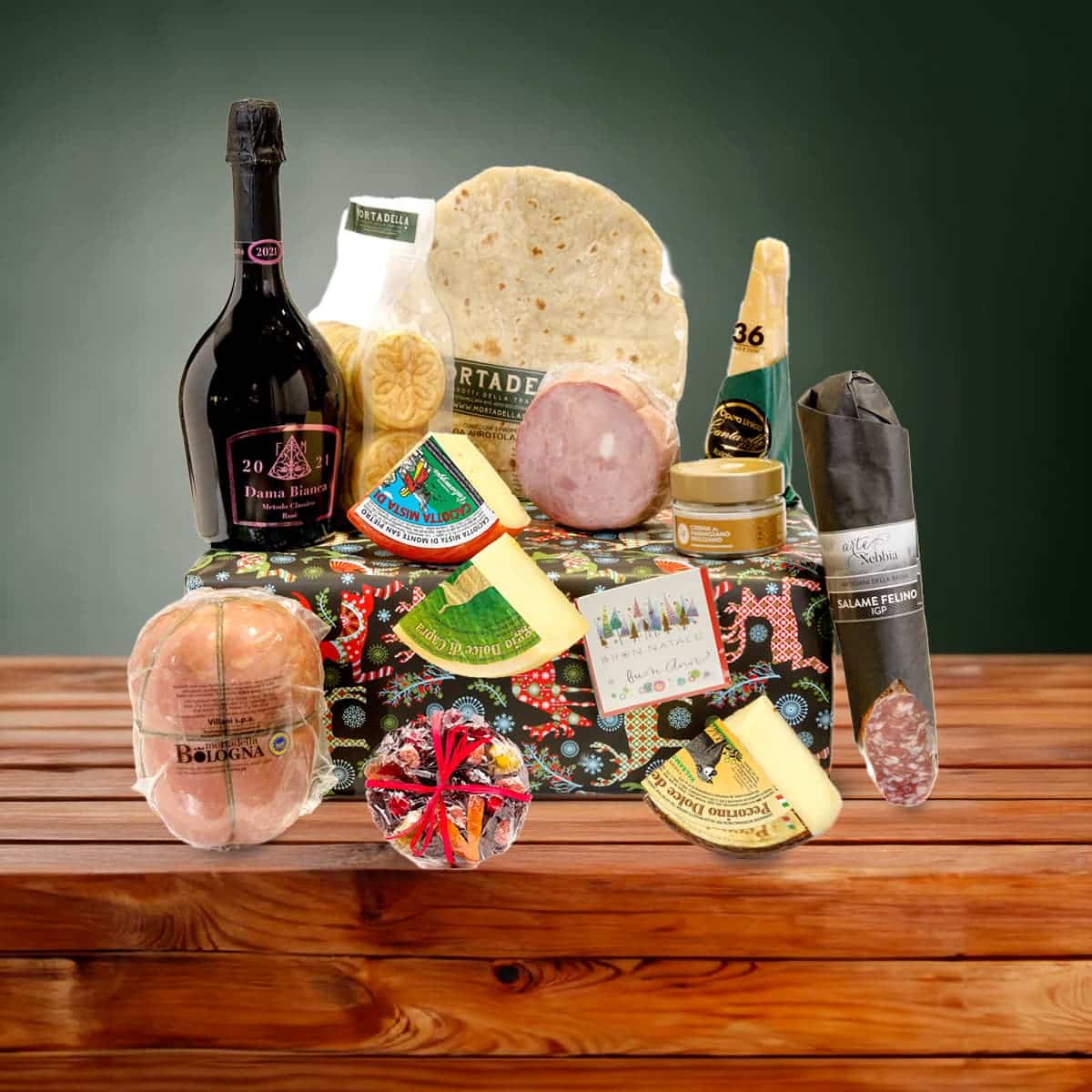 Cesta di Natale Bolognese Torre degli Asinelli